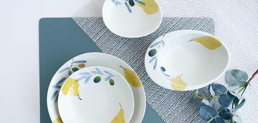 波佐見焼】陶房青 染付の器