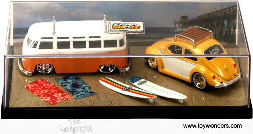 Jada Toys Snap Shots - Volkswagen Microbus and Beetle (1962/1959