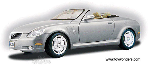 Maisto - Lexus SC430 Convertible (1:18, Silver) 31629 - Toy