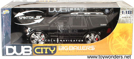 Jada Toys Dub City - Lincoln Navigator (2003, 1:18, Black) 63512