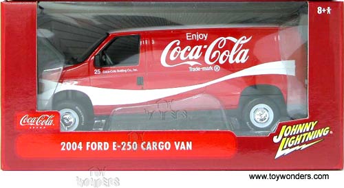 Johnny Lightning - Ford E-250 Cargo Van (2004, 1:24, Red/White