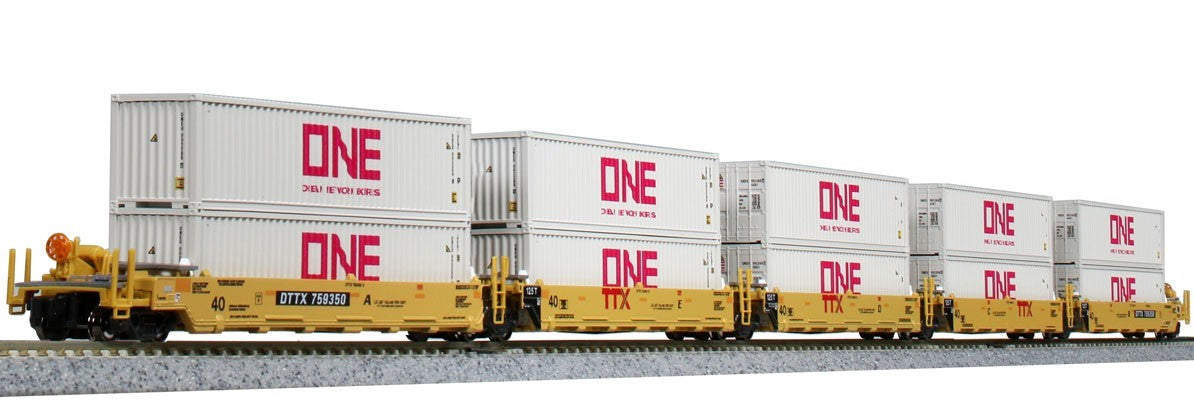 Kato 106-6197 N TTX New Logo Maxi-I Double Stack Car w/ONE
