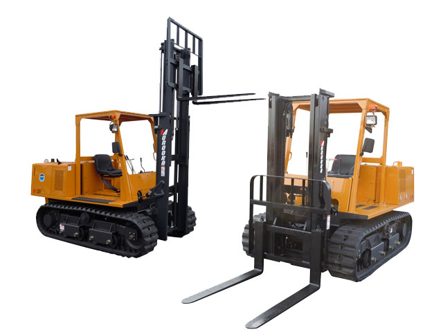 不整地フォークリフト｜クローラフォークリフト｜上田技研