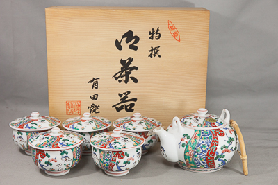 有田焼 彌右衛門作 土瓶蓋付茶器揃 【器道楽】