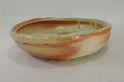 井村光男作（井村侊生） 信楽 浅鉢 【器道楽】