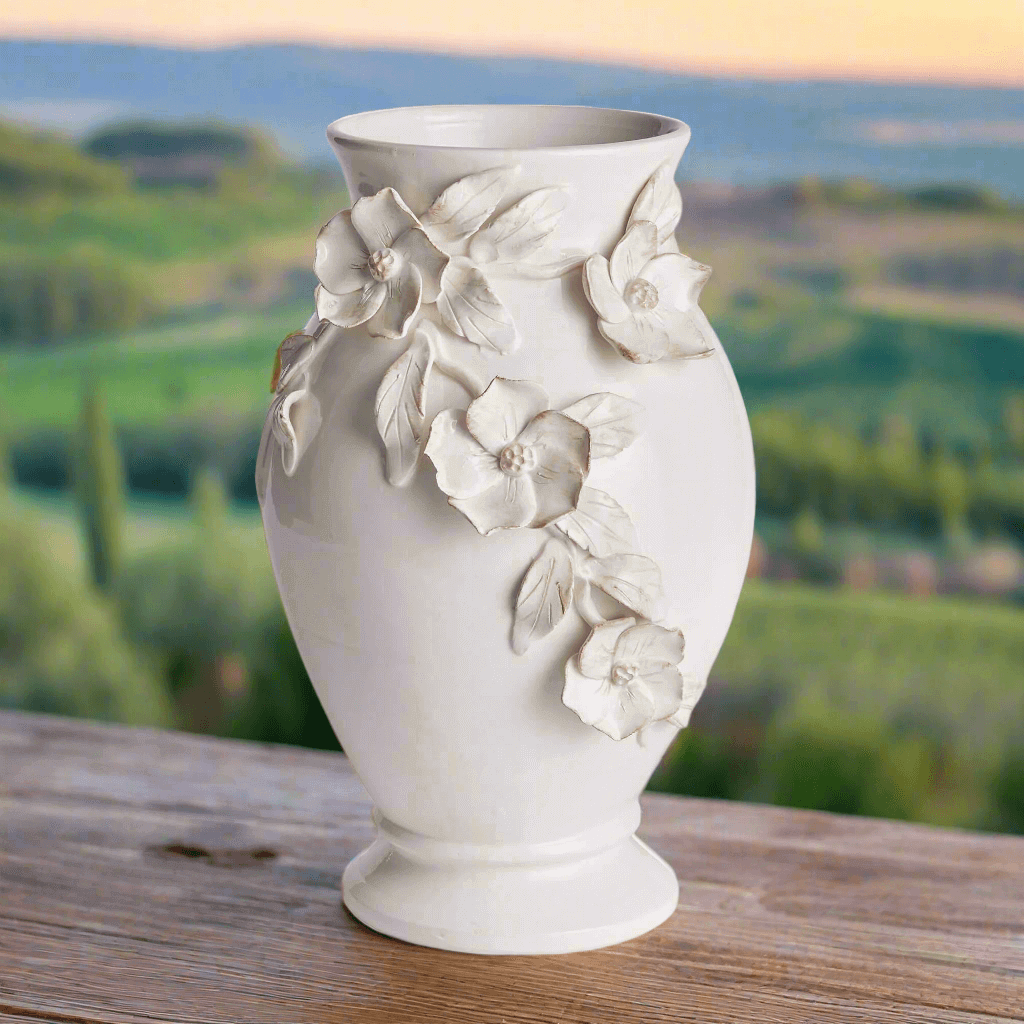 Handmade Italian Dogwood Flower Vase – Vintage Shopper