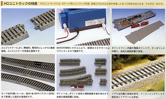 HOユニトラック線路