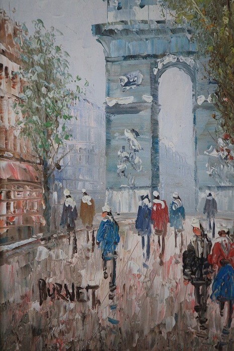 CAROLINE BURNETT (c.1890-1970) パリの風景」ココン・フワット