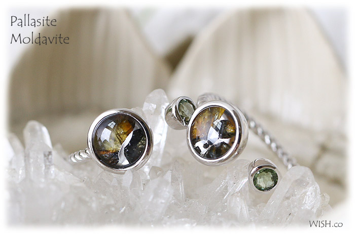 パラサイト隕石＆モルダバイト、ヒーリングストーンのセレクトショップ