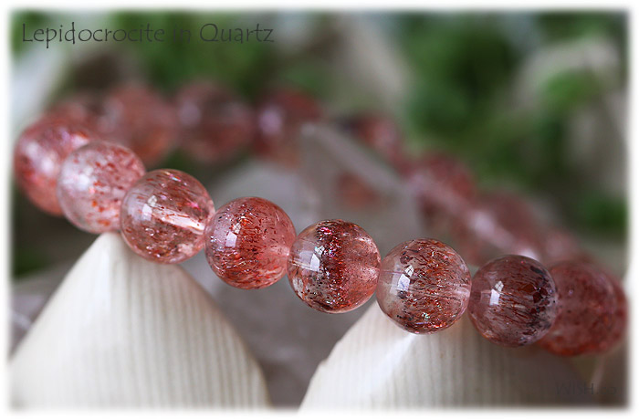 レピドクロサイトインクォーツ、天然石ビーズのセレクトショップ