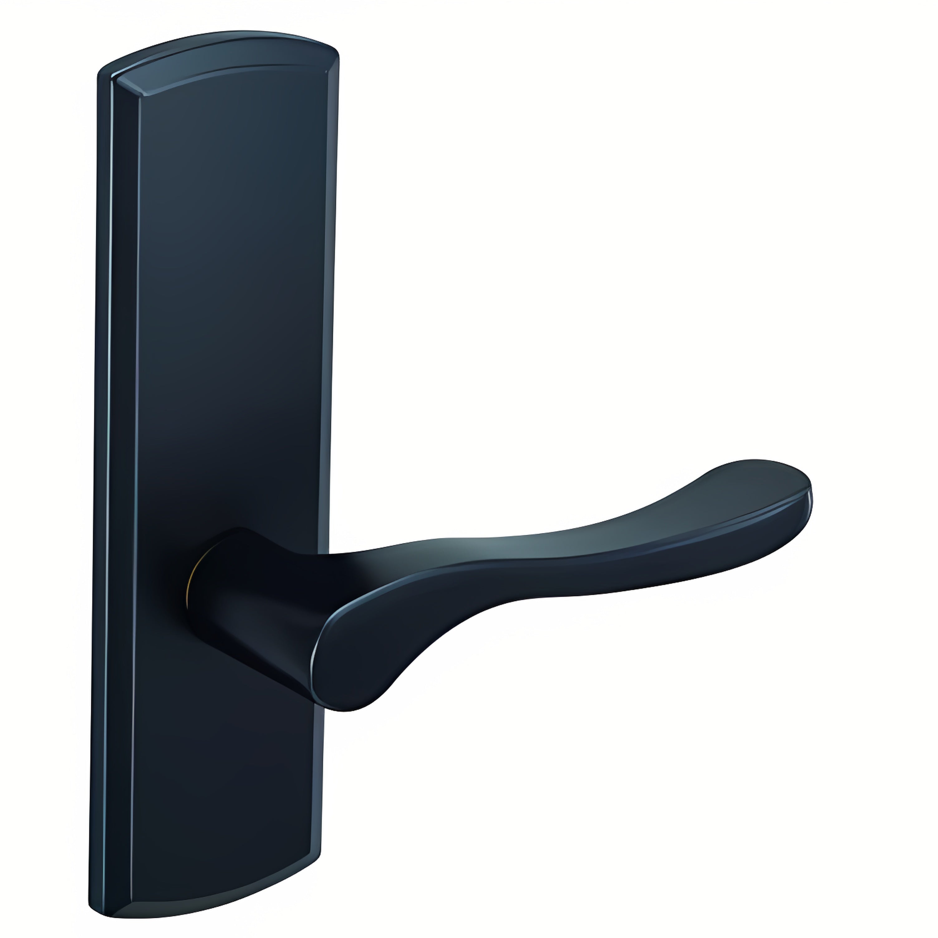 レバーハンドルセット B型（ブラック）,ドア,レバーハンドル