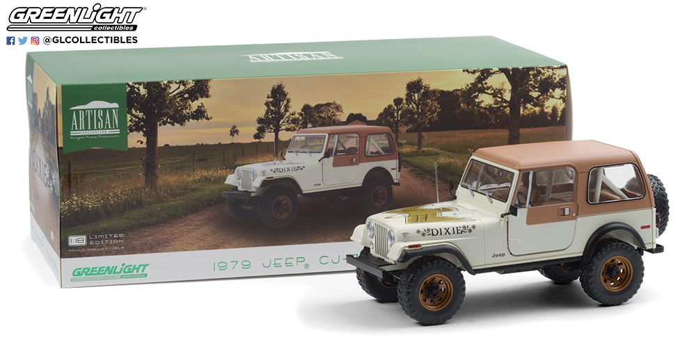 1:18 Scale 1979 Jeep CJ-7 Golden Eagle Dixie by Greenlight