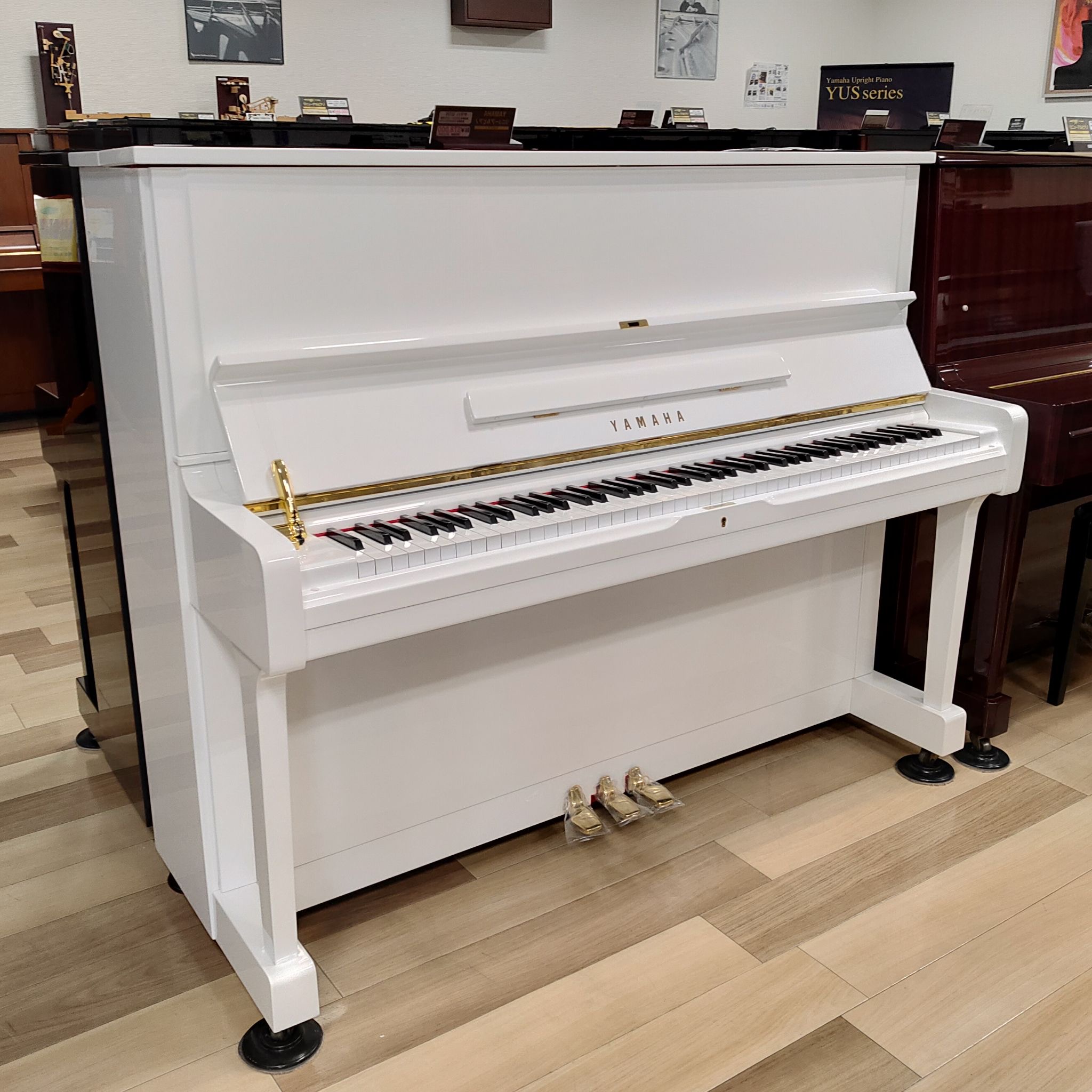 中古アップライトピアノ【ヤマハ／U1H（白）】愛知サロン - 矢木楽器