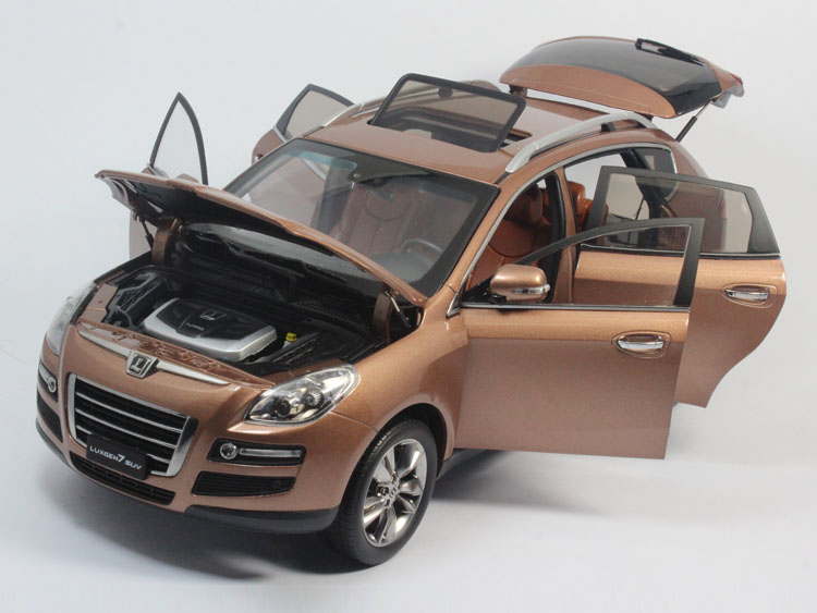 纳智捷大7SUV 汽车模型原厂1：18 咖啡色1008352-跃纪生汽车模型大世界