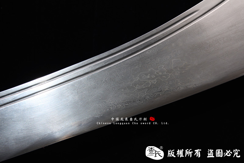 手工百炼钢朴刀_古兵器大全，十八般兵器_查氏刀剑网-ZSDJW.COM