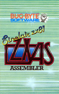 ZX81 tape ZXAS (Printed instructions) by Bug Byte