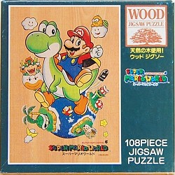 ジグソーパズル＞ウッドジグソー スーパーマリオワールド - ALL SUPER