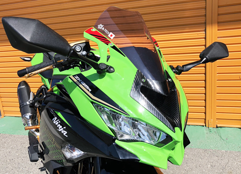 Ninja ZX-25R (2020-) フロントダクトカバー --