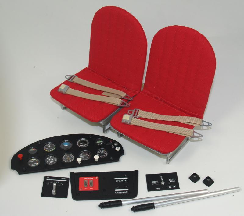 Piper J-3 Cub - Complete cockpit ready made (RMK 08-4) - AEROCOCKPIT