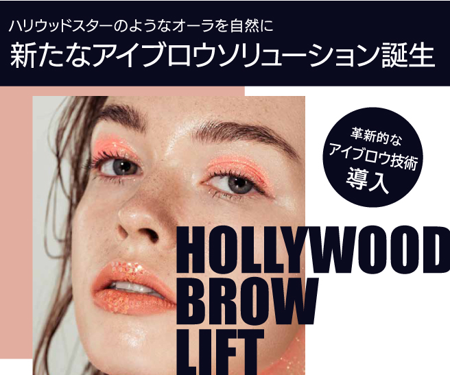 ハリウッドブロウリフト | まつげエクステサロン AIMEROSE(エメローズ