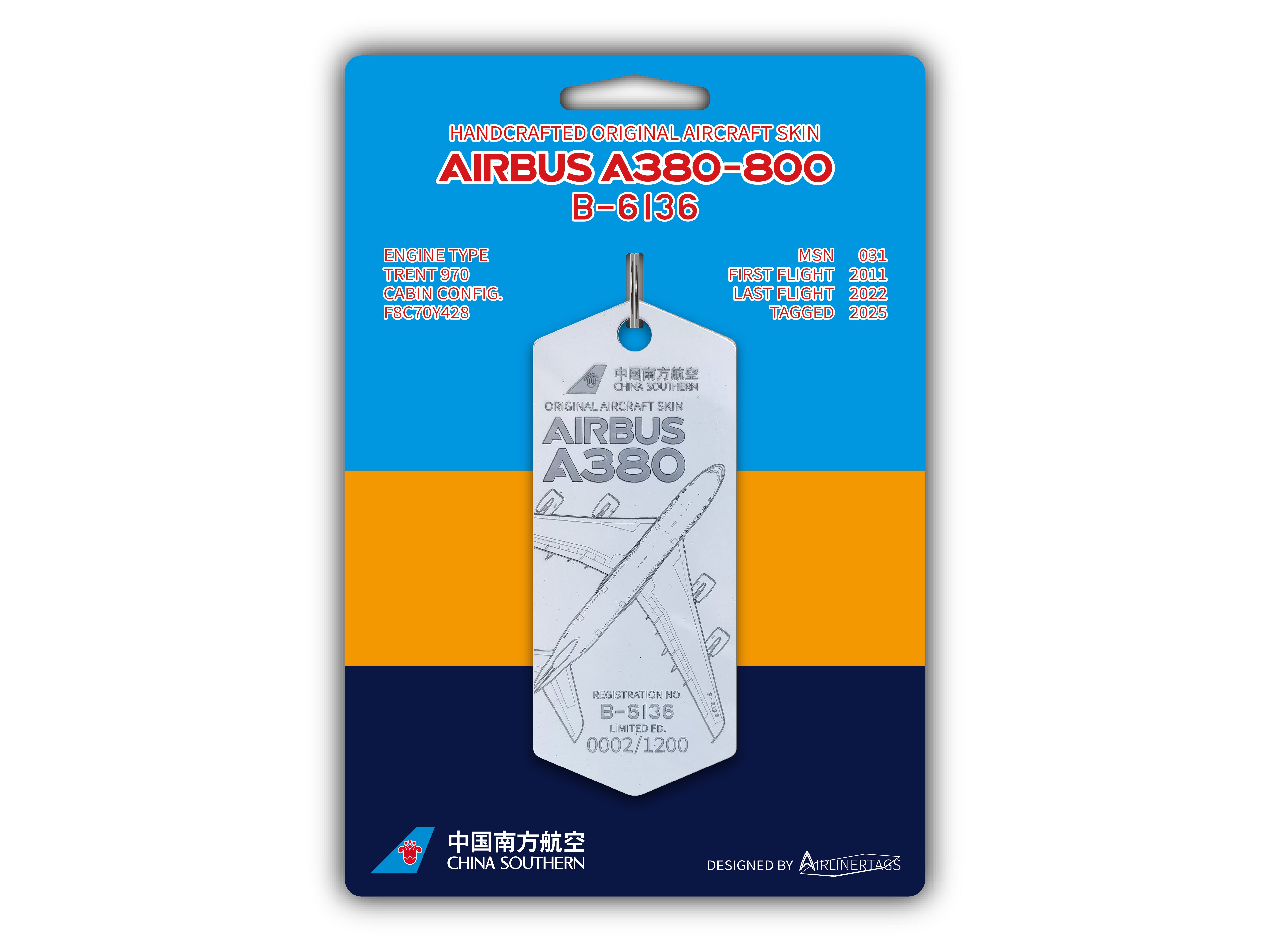 China Southern Airlines - Airbus A380-800 B-6136 --- Airlinertags