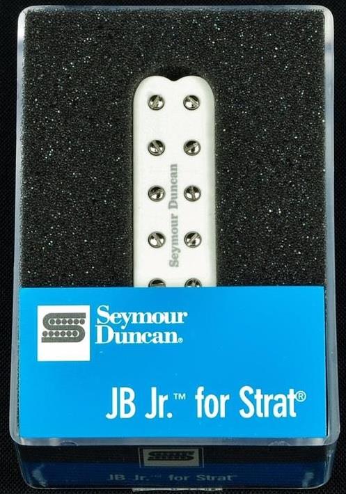 Seymour Duncan JB Jr. White Strat Guitar Bridge Pickup SJBJ-1B