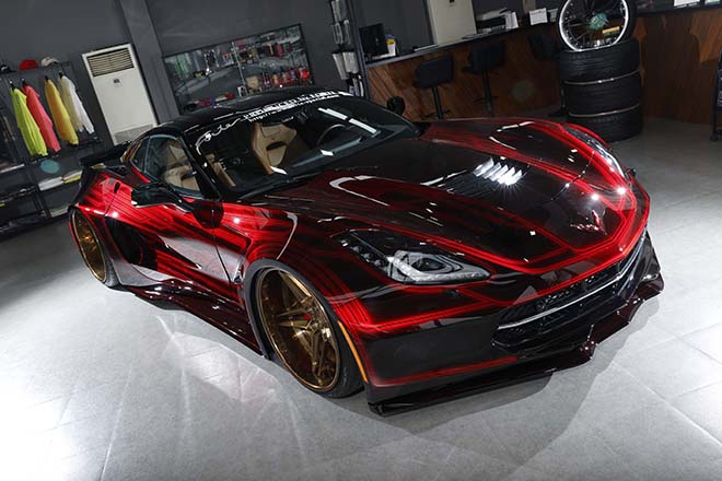 これぞフルカスタムの極み、究極を追求したC7コルベットが完成