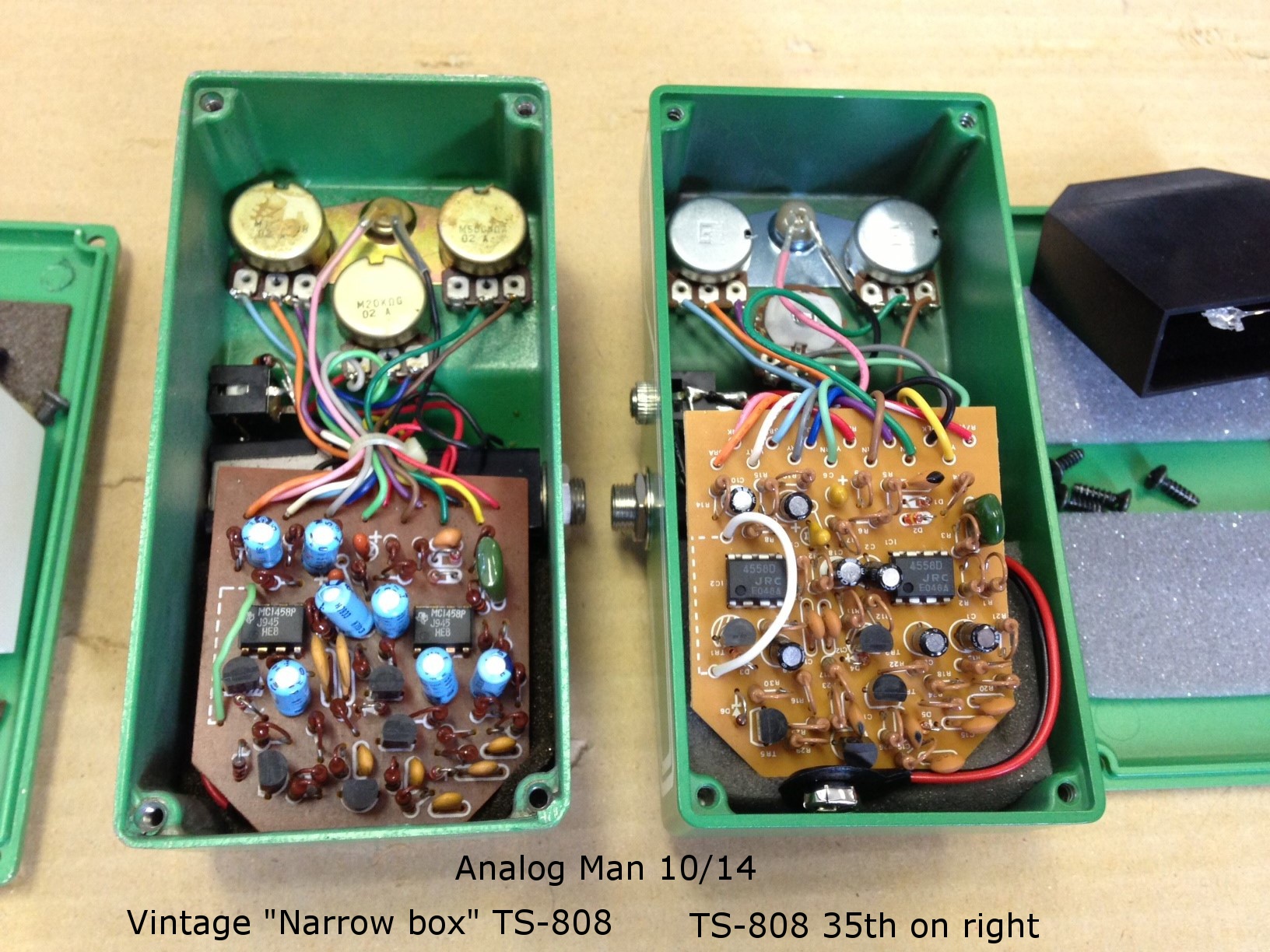 Ibanez 35th anniversary TS-808 (narrow box with 