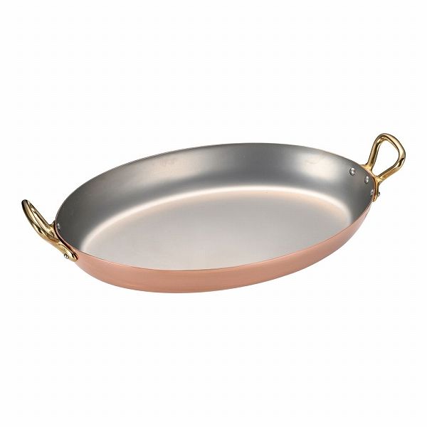 Mauviel カパーイノックス 両手オーバルパン 30cm 6525.30(AOC191