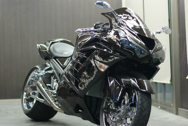 KAWASAKI NINJA ZX-14R ZZR 1400｜バイクコーティングなら名古屋の