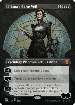 Liliana of the Veil (Variant) MtG Art from Dominaria United Set by