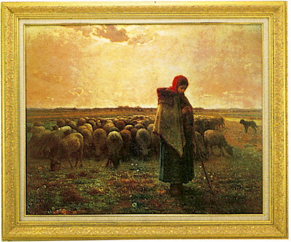 羊飼いの少女／ミレー
