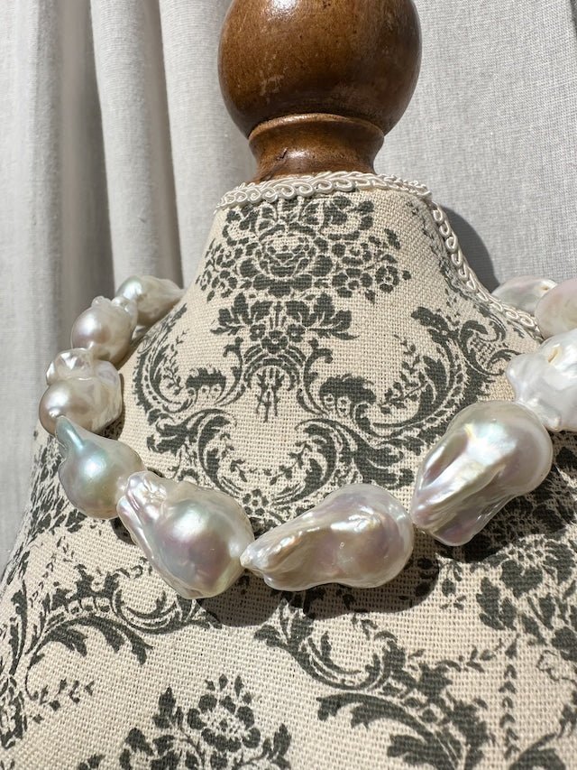 オイスターパールネックレス ブライダルパールアクセサリー 結婚式