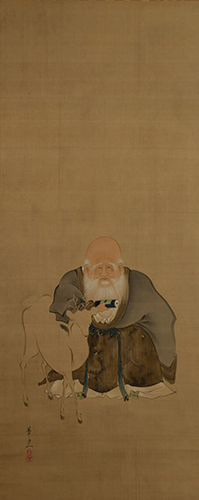 寿老人図 鈴木其一 筆／滋賀県立琵琶湖文化館 The Museum of Shiga