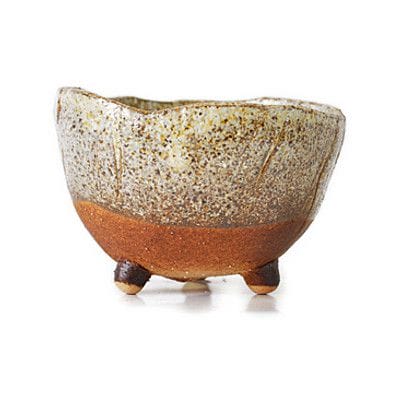 鉄砂三ツ足 【山野草鉢】【4号】【信楽焼】を販売｜一から始める盆栽妙