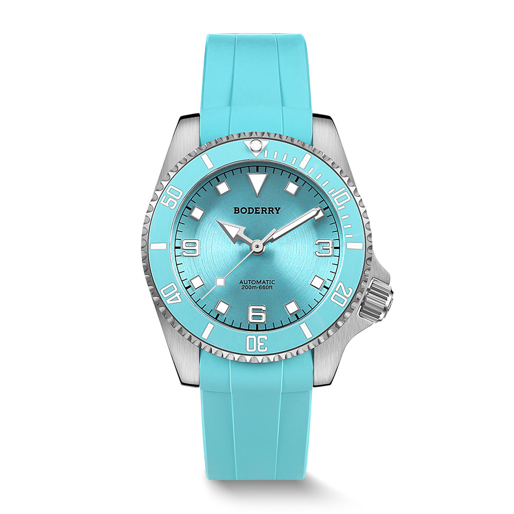 ADMIRAL 3-Hand No-Date - 200M Waterproof Titanium Automatic Diver Watc