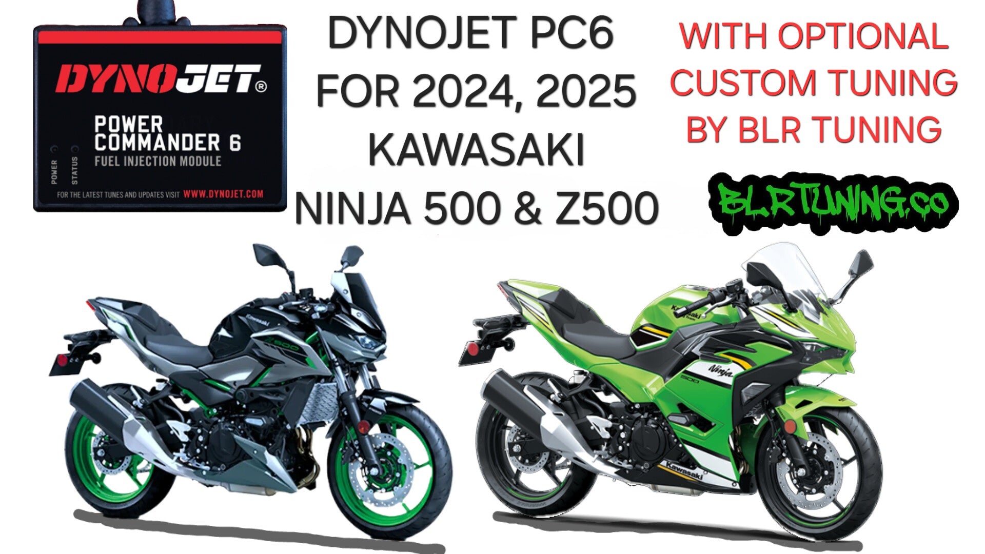 KAWASAKI NINJA 500 AND Z500 2024 - 2025 PC6 BY DYNOJET WITH
