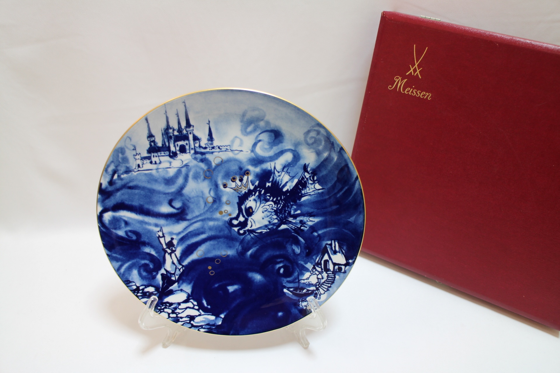 マイセン イヤープレート 1990年 漁師とその女房 | サークルワン商品