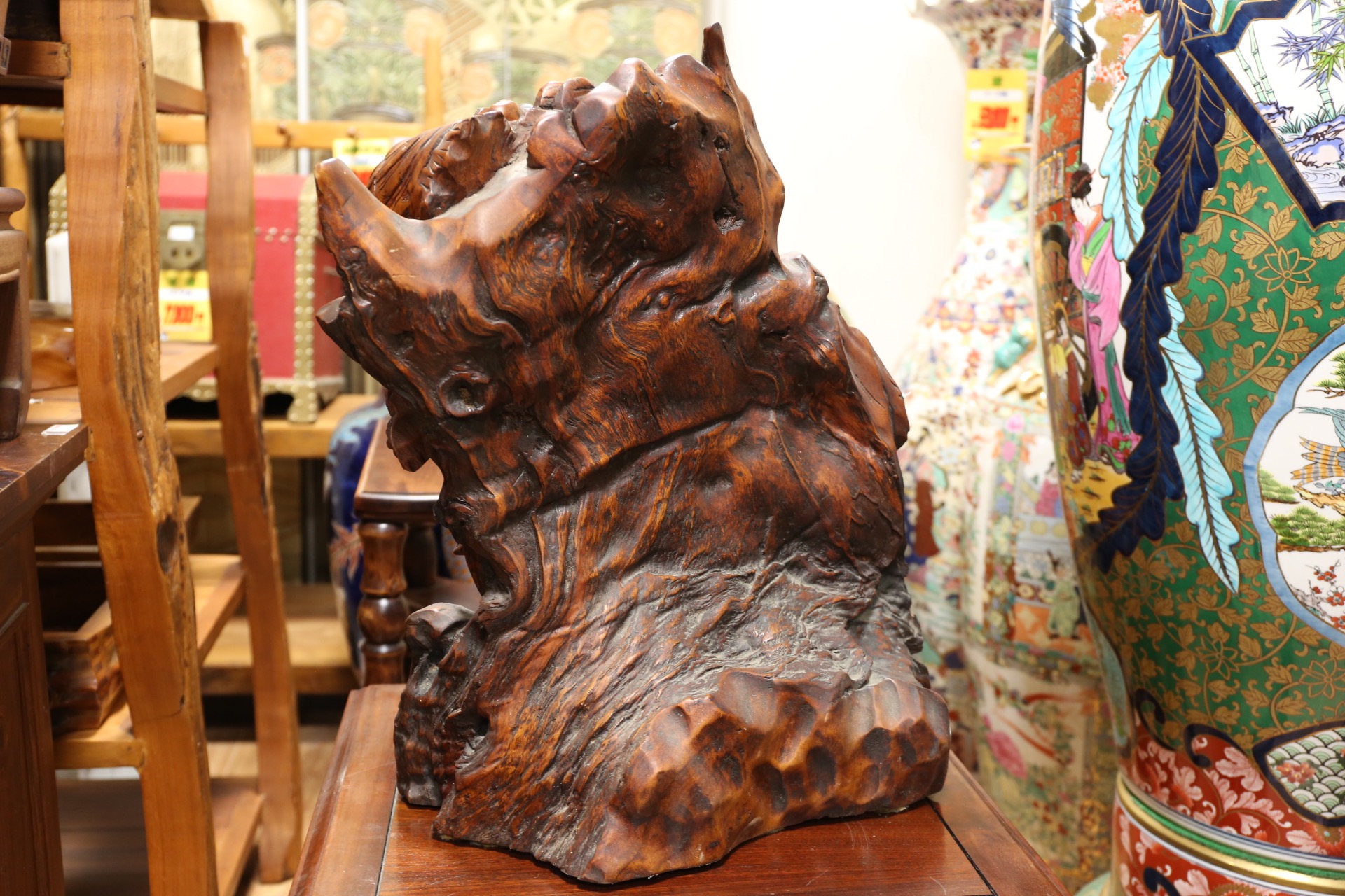 天然木の衝立 鶴 | サークルワン商品情報