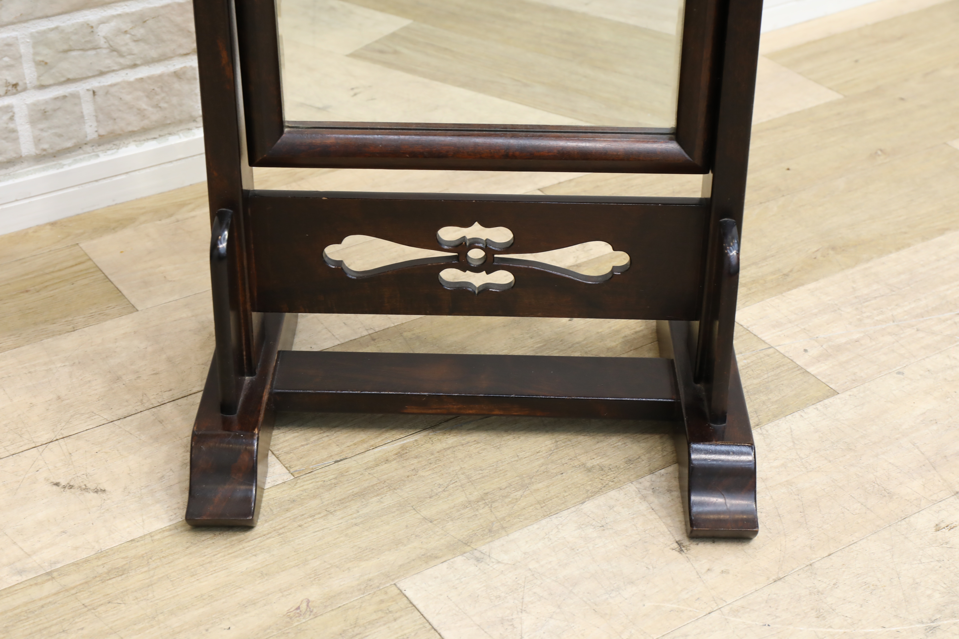 D1080】松本民芸家具 スタンドミラー 鏡 姿見 | サークルワン商品情報