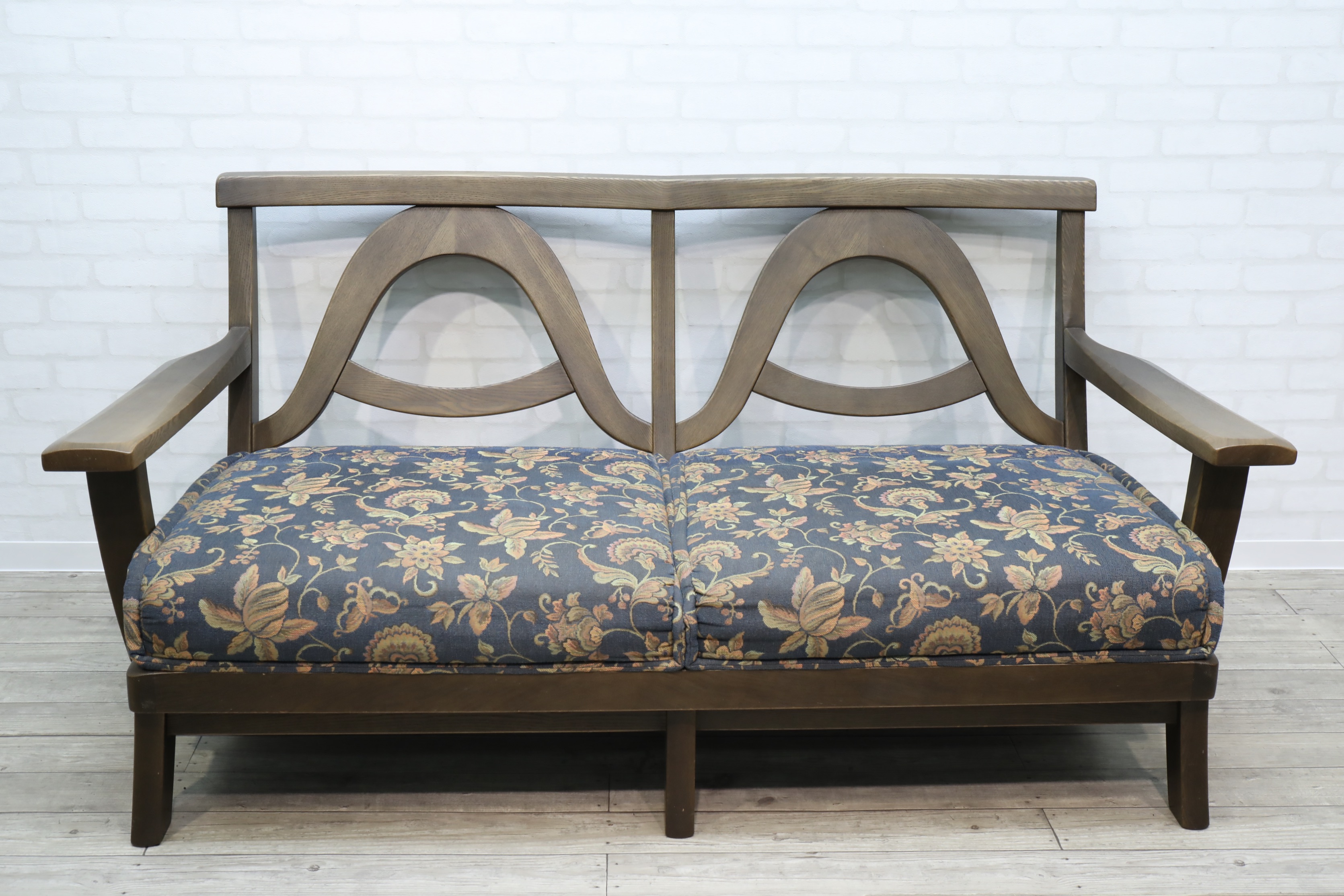 D1237】キツツキマーク 飛騨産業 2人掛けソファ | サークルワン商品情報