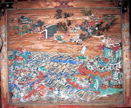 神功皇后伝絵図(龗(うがみ)神社(八龍神社))／福津市