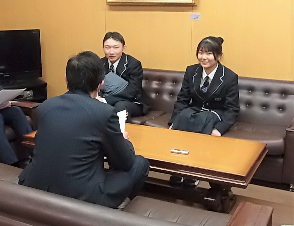 教育長表敬訪問（令和7年2月）／岩見沢市ホームページ