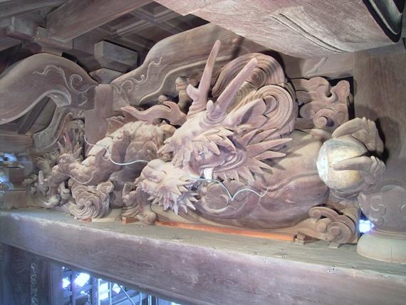 表門の彫刻／貝塚市