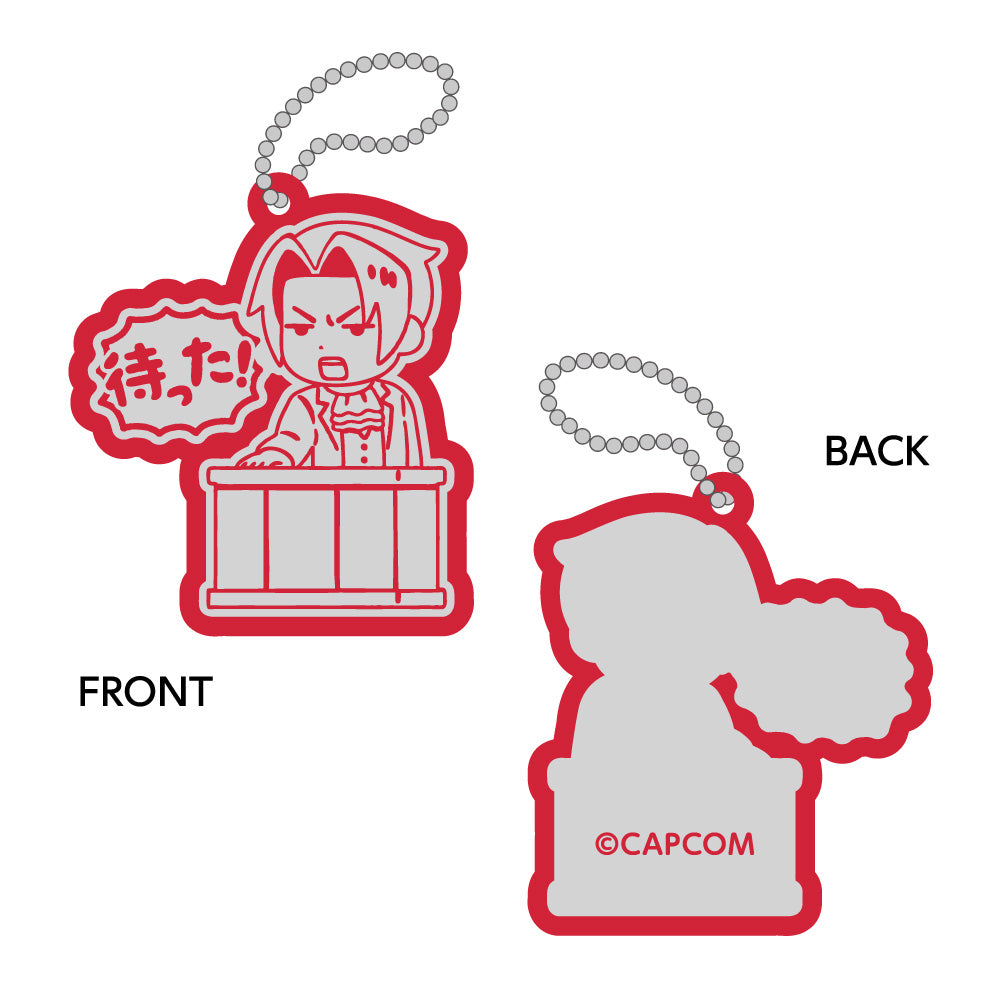 逆転裁判×いらすとや リフレクターチャーム / 御剣 怜侍| アニメ