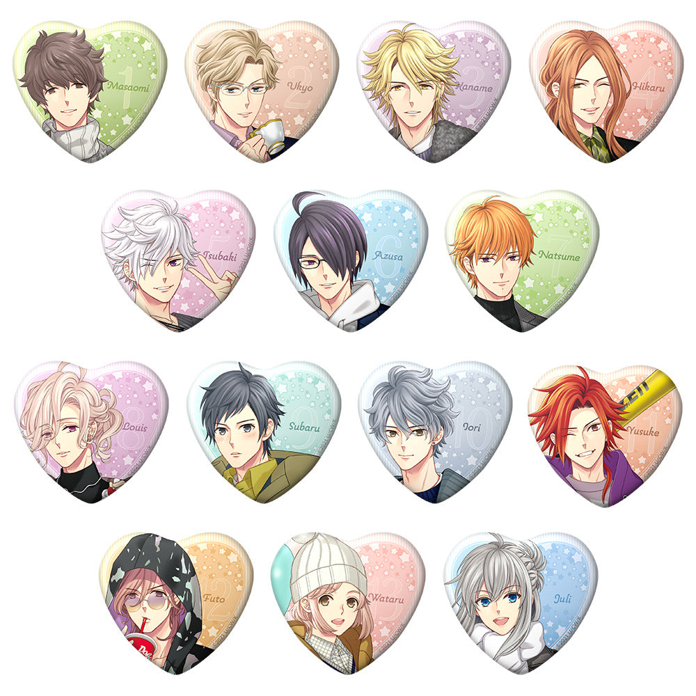 BROTHERS CONFLICT トレーディングハート缶バッジ Special Time!ver