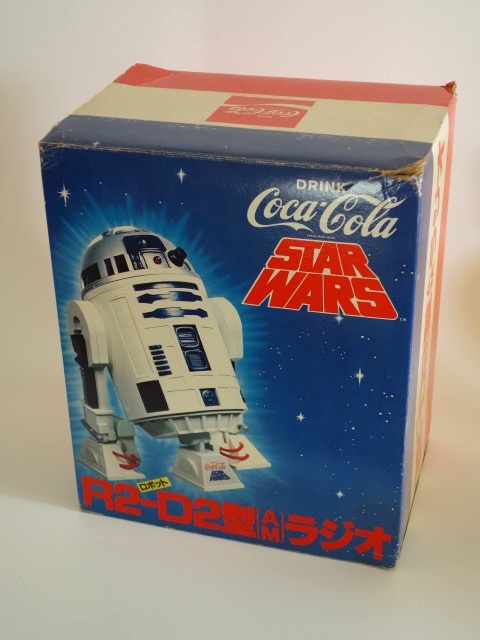 Japan Coca-Cola R2-D2 AM Radio, must have those papers