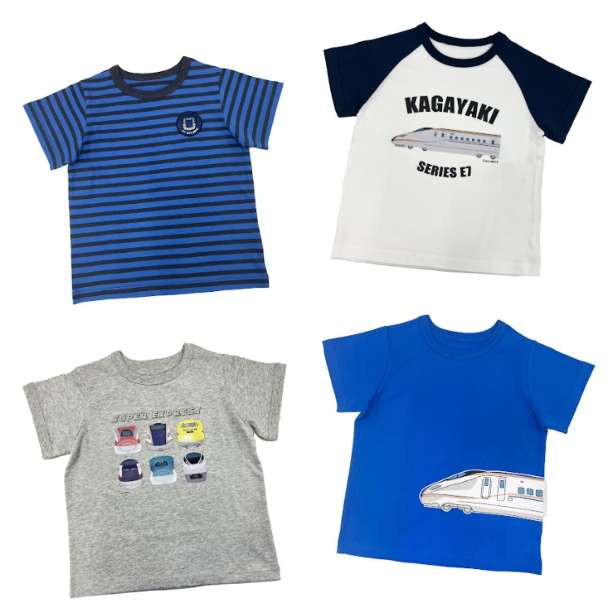 JR EAST キッズ 半袖 Tシャツ 4枚セット カガヤキ 120cm | Costco Japan