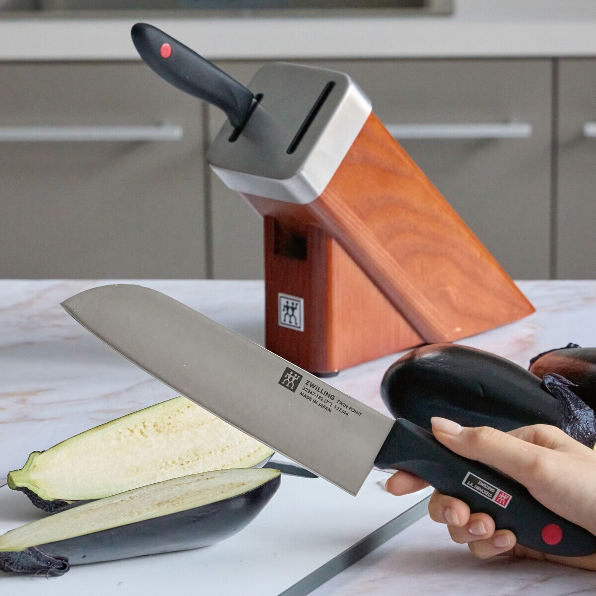 ツヴィリング ポイント ナイフブロック 3点 セット ブラック | Costco