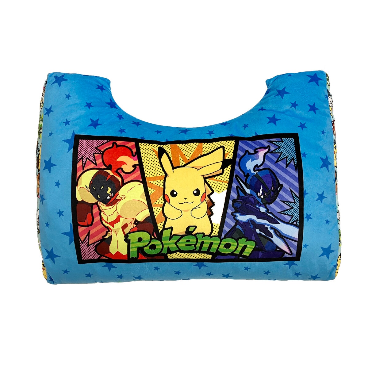 キャラクターくつろぎ三角クッション 35x55cm ポケモン コミックアート